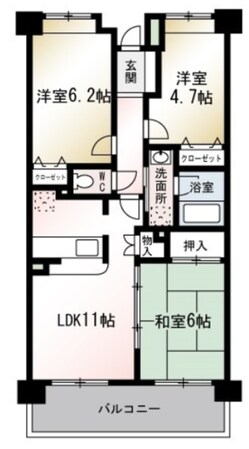 コンブリオⅡの物件間取画像